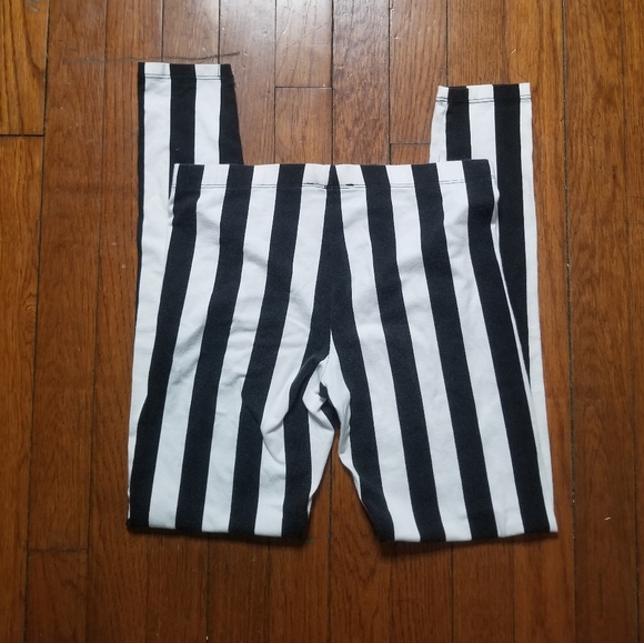 Forever 21 Stripped Leggings Sz Small - Picture 3 of 3